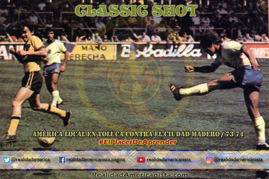 classic shot 031 club america vs cd madero 1974