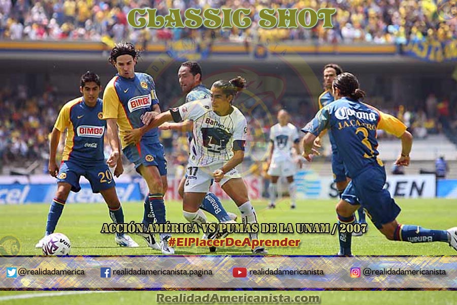 classic shot 033 club america vs pumas unam 2007