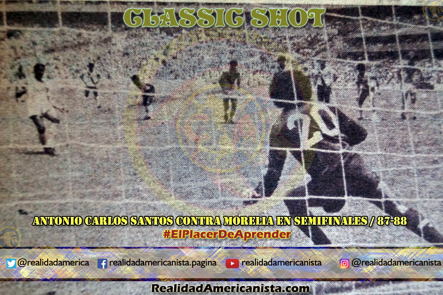 classic shot 041 antonio carlos santos vs morelia semifinal 87 88