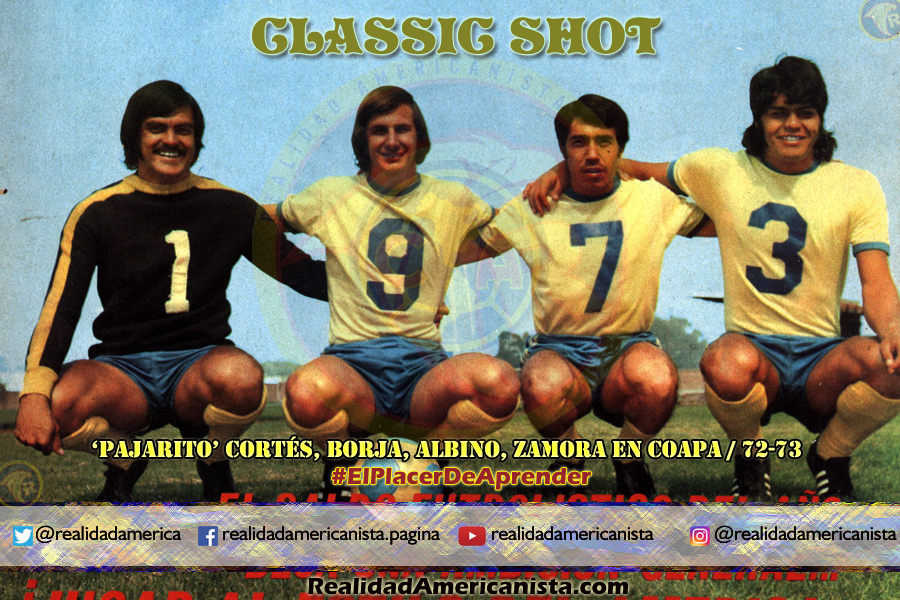 classic shot 050 club america pajarito cortes enrique borja albino morales antonio zamora 72 73