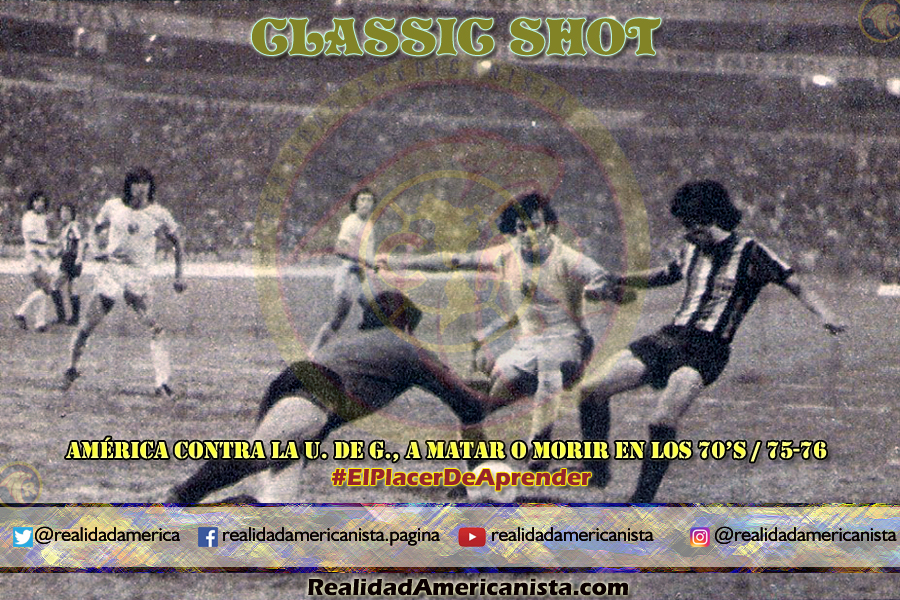 classic shot 056 club america vs u de guadalajara 75 76