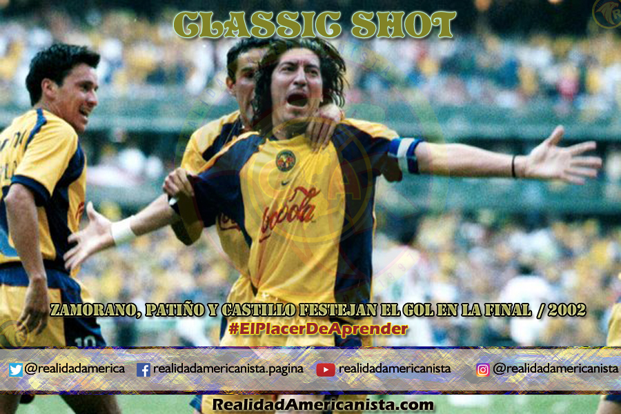 classic shot 060 club america ivan zamorano christian patino hugo castillo final 2002