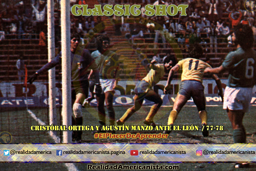 classic shot 062 club america cristobal ortega agustin manzo vs leon 77 78