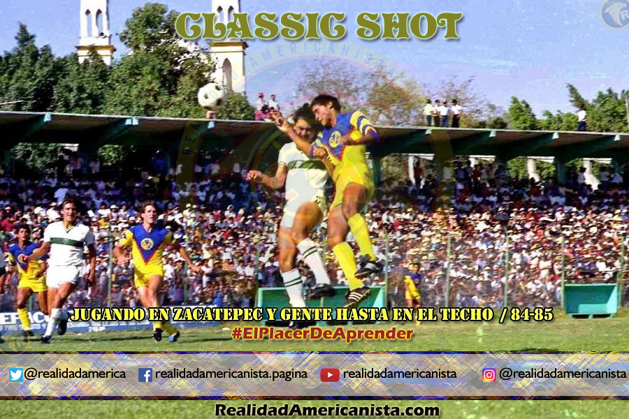 classic shot 064 club america vs el zacatepec 84 85
