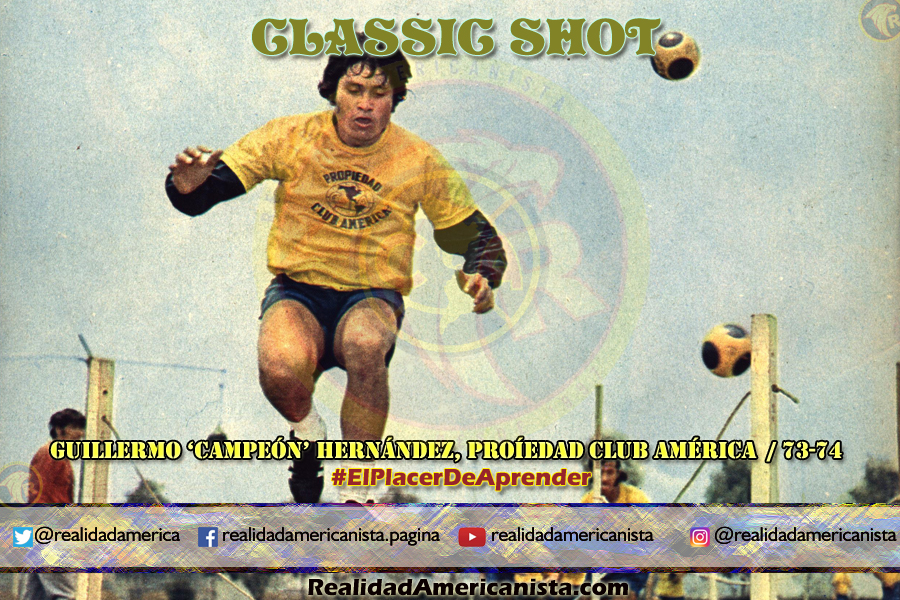 classic shot 065 club america campeon hernandez 73 74