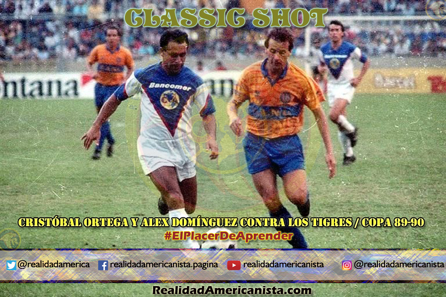 classic shot 066 club america vs tigres cristobal ortega 89 90 