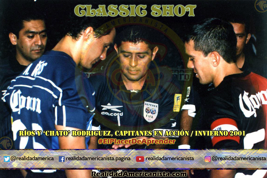 classic shot 067 club america vs atlas capitan adolfo rios invierno 2001