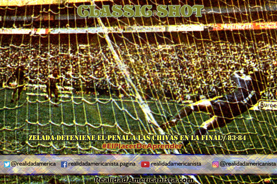 classic shot 068 club america vs chivas de guadalajara zelada penalti 83 84