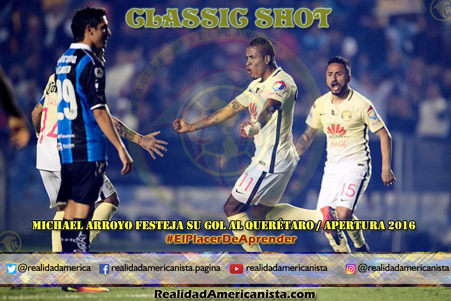 classic shot 070 michael arroyo anota gol a queretaro apertura 2016