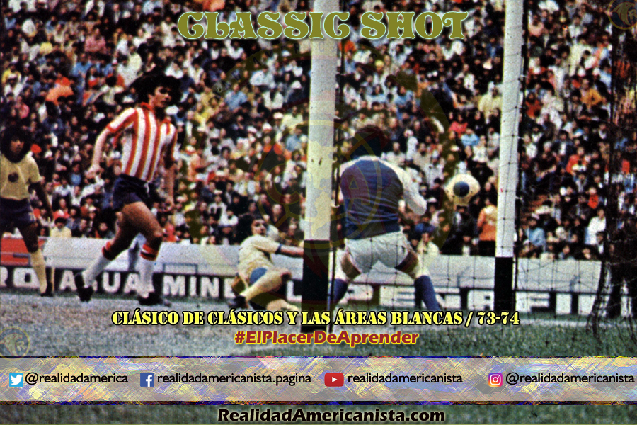 classic shot 071 club america vs chivas chivas areas blancas 73 74