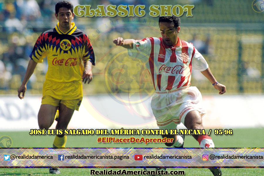 classic shot 071 club america vs necaxa 95 96 jose luis salgado