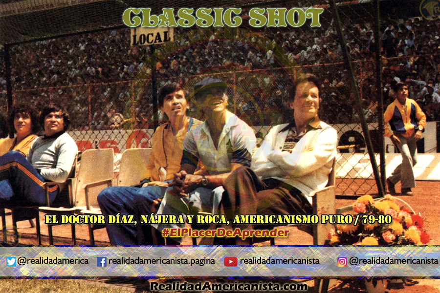 classic shot 073 club america doctor diaz pedro najera roca 79 80