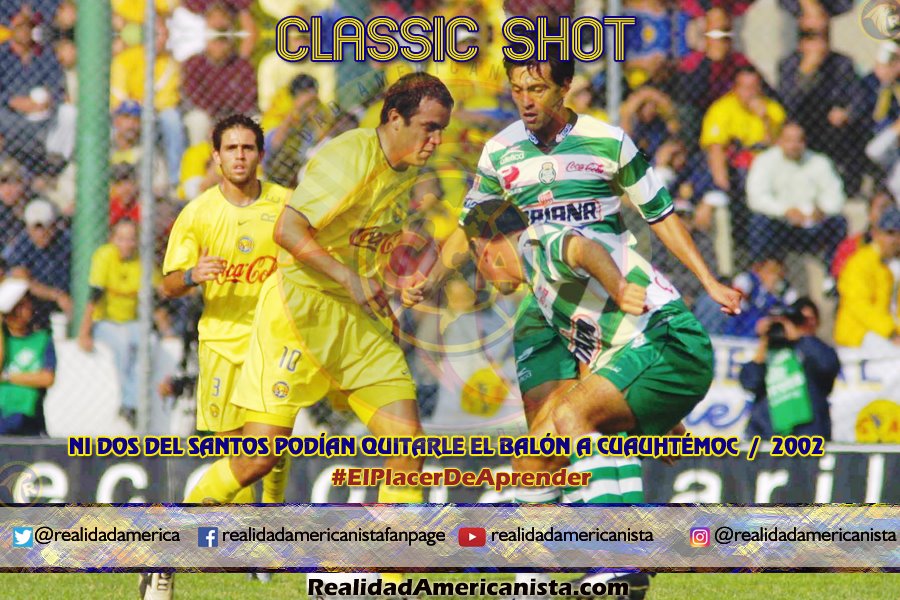 classic shot 094 club america cuauhtemoc vs santos 2002 apertura