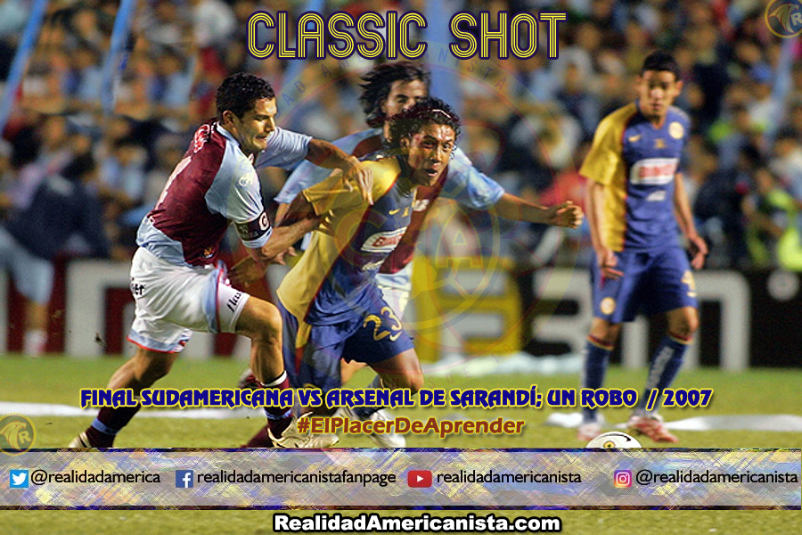classic shot 098 club america final vs arsenal de sarandi 2007