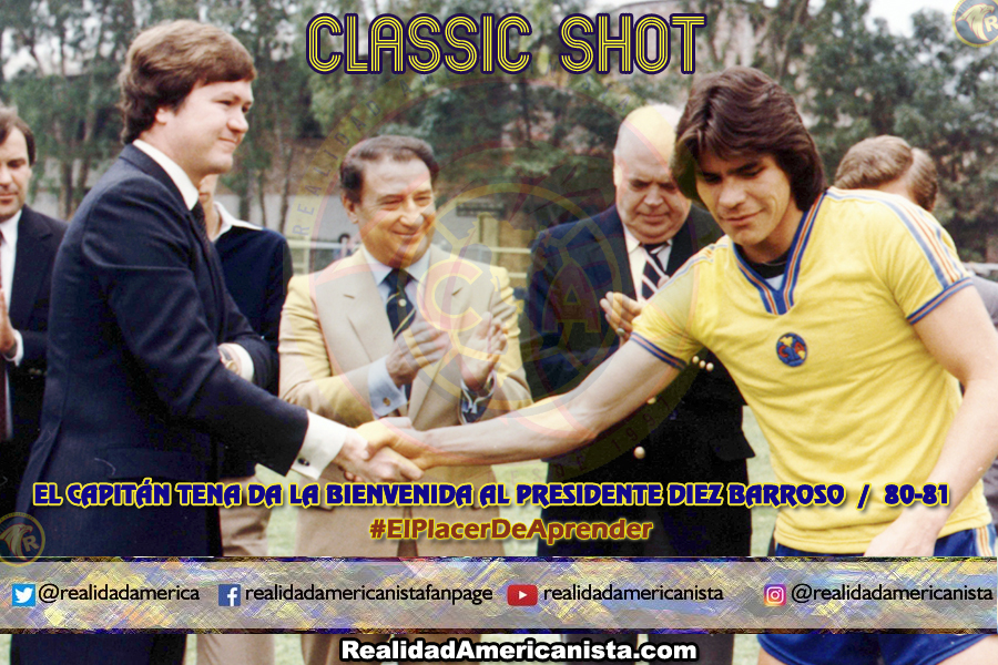 classic shot 102 club america bienvenida diez barroso tena 80 81