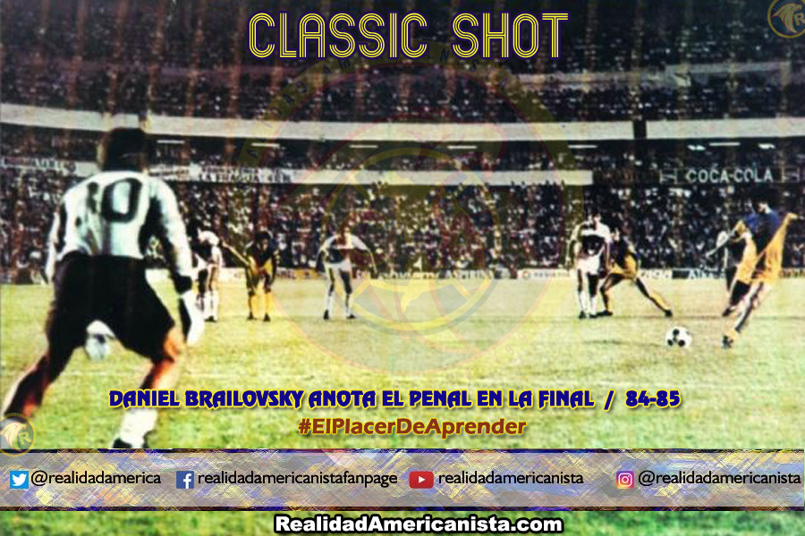 classic shot 108 club america ruso brailovsky anota penal en final 84 85