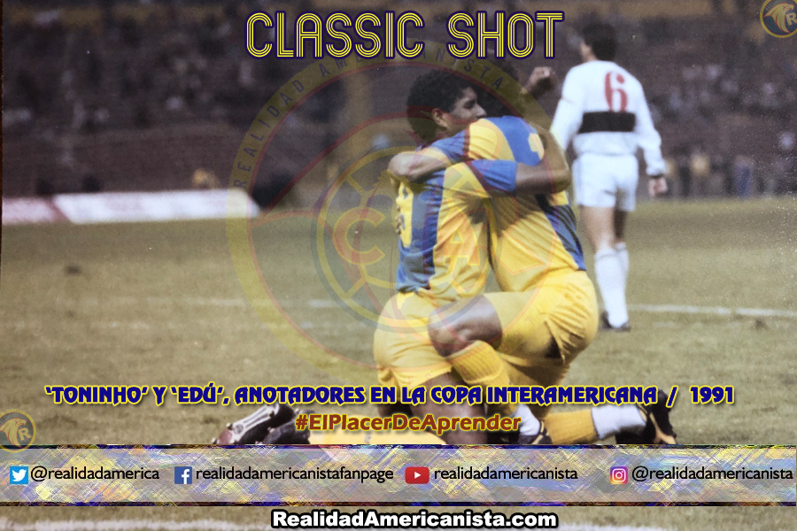 classic shot 110 club america teodoro dos santos toninho edu manga copa interamericana 1991