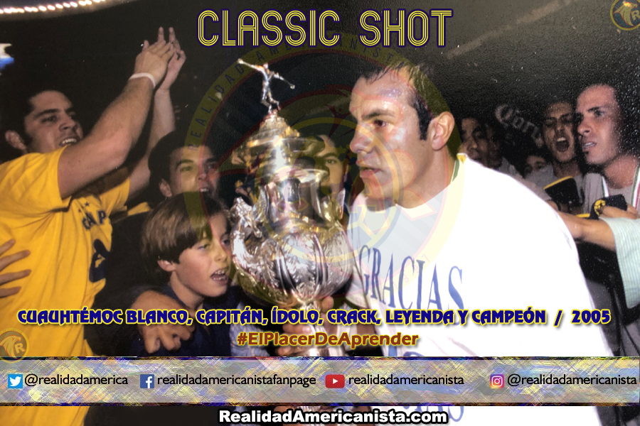 classic shot 112 club america cuauhtemoc blanco campeon 2005