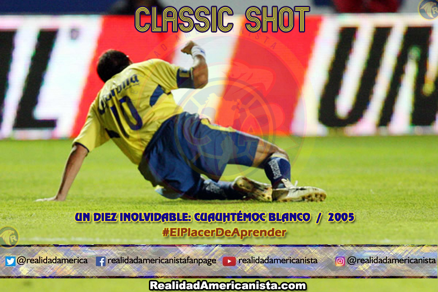 classic shot 117 club america cuauhtemoc blanco 2005