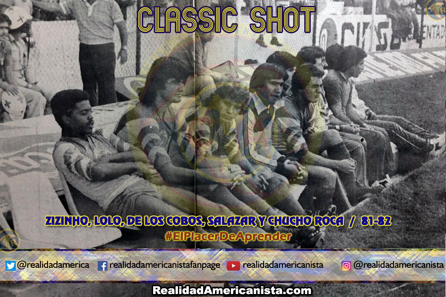 classic shot 119 club america zizinho de los cobos lolo salazar roca reinoso 81 82
