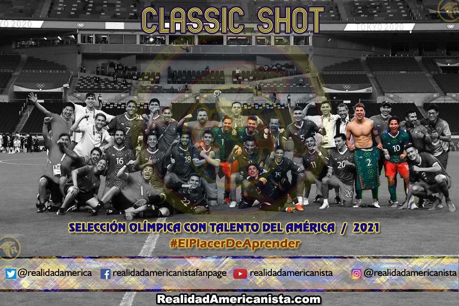 classic shot 120 club america cordova lainez ochoa sanchez martin olimpicos 2021