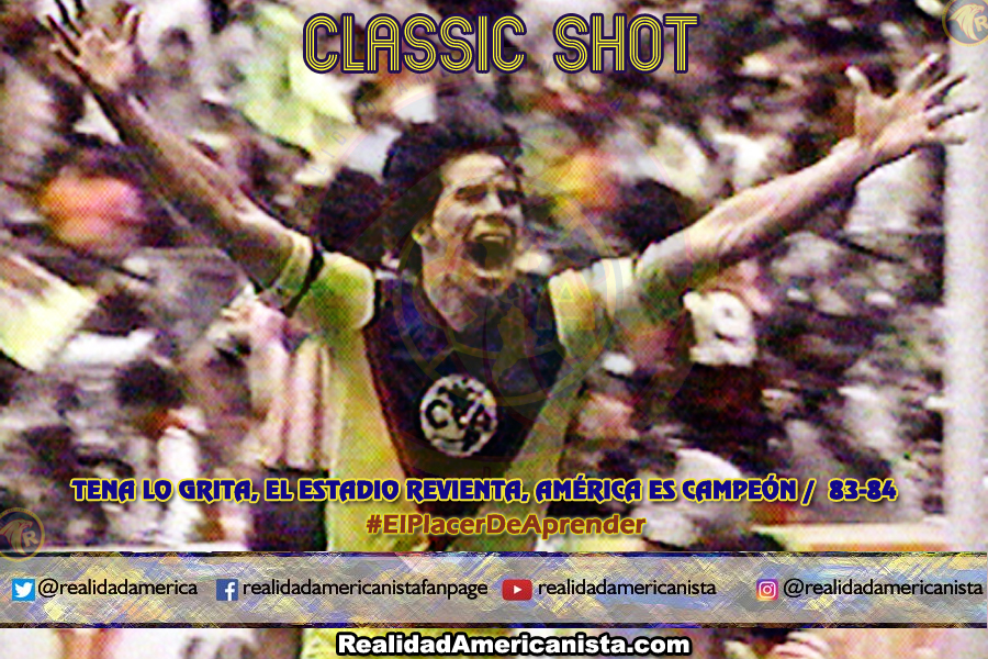 classic shot 124 club america alfredo tena gol chivas 83 84