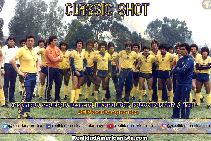 classic shot 132 club america coapa 1981 canedo diez barroso