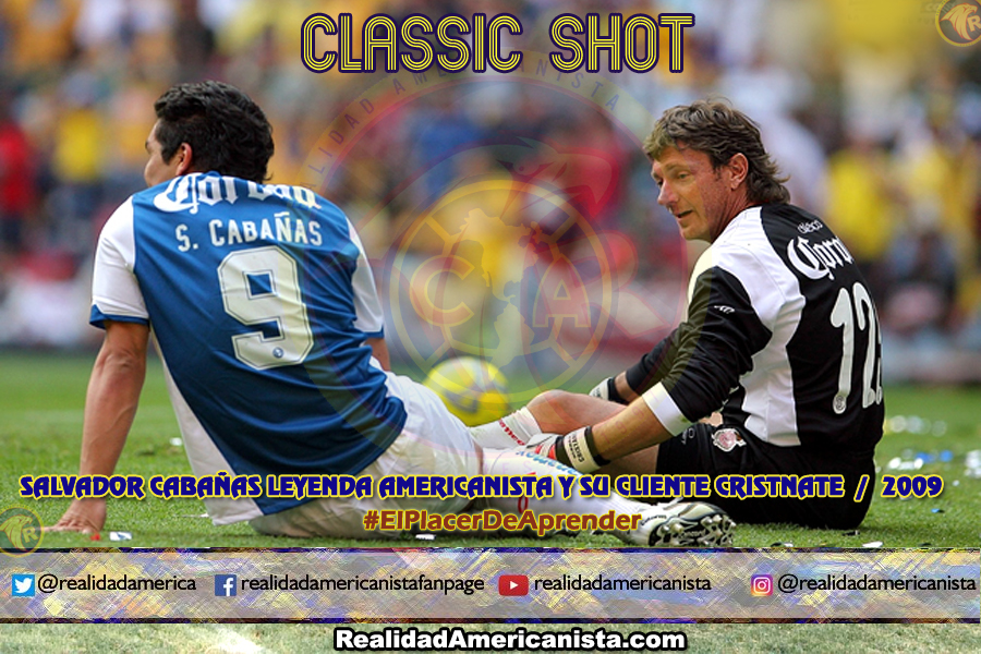 classic shot 133 club america salvador cabanas hernan cristante 2009