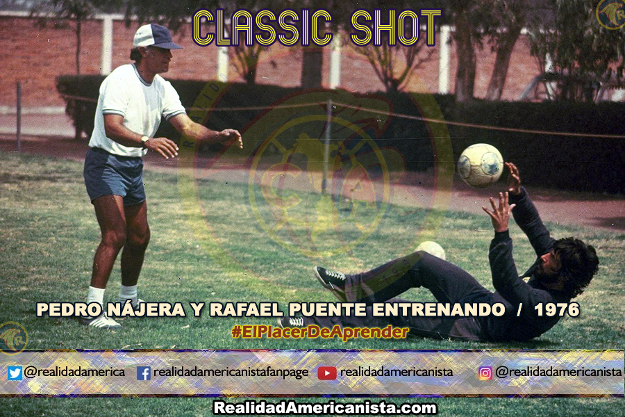 classic shot 142 club america pedro najera rafael puente 1976