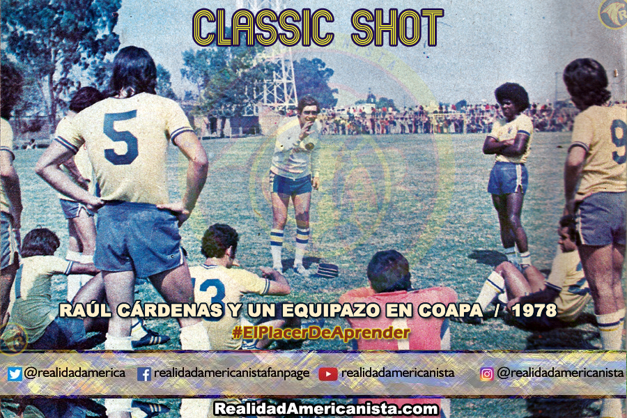 classic shot 146 club america raul cardenas entrenamiento en coapa 1978