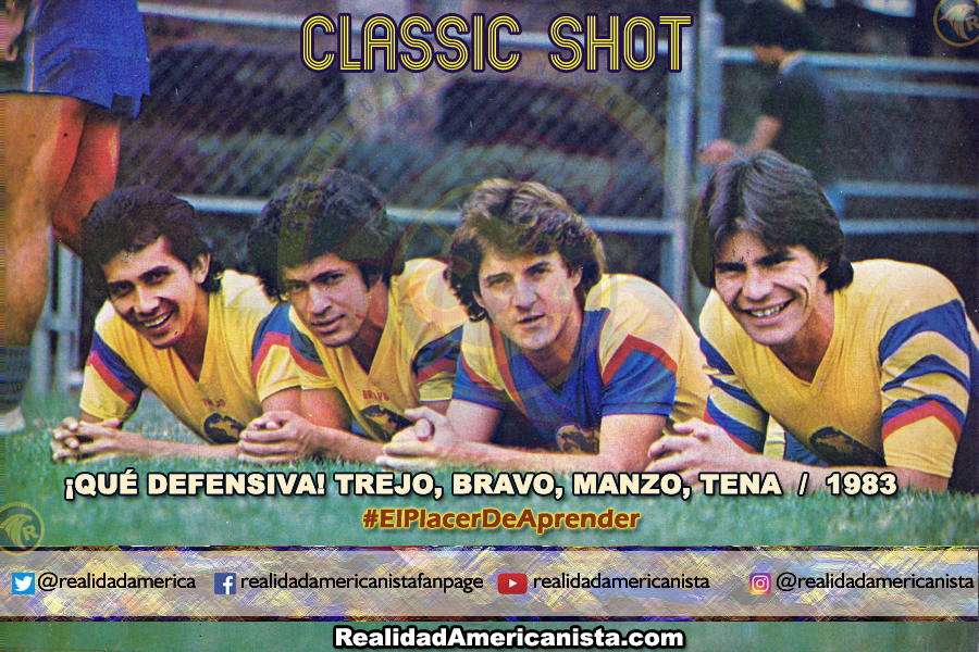 classic shot 147 club america trejo tena manzo vinicio entrenamiento en coapa 1983
