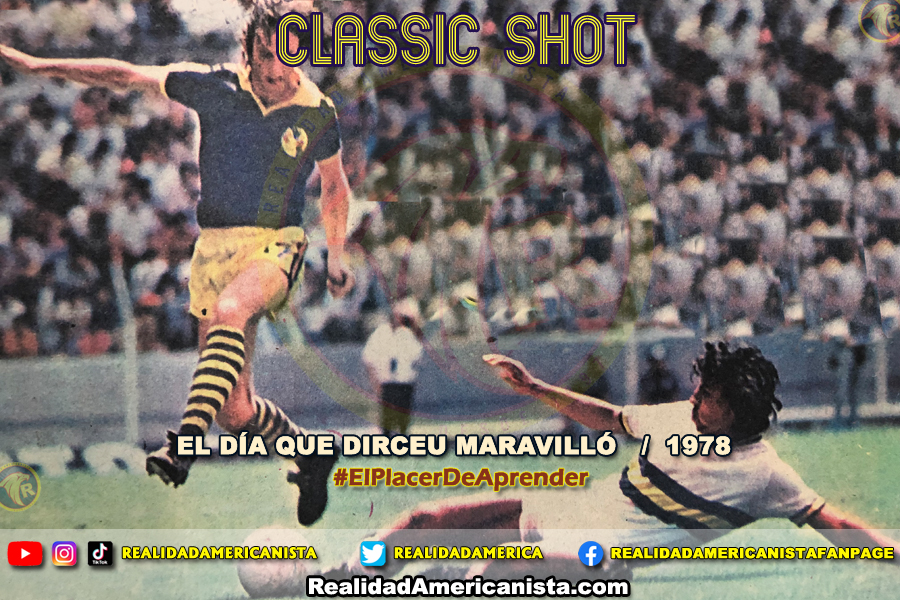 classic shot 154 club america dirceu vs jalisco 1978