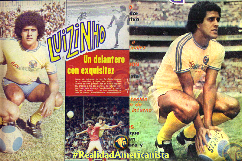 Luiz Alberto da Costa 'Luizinho', jugador del Club América de 1976-77 a 1978-79 00 luiz alberto da costa luizinho club america
