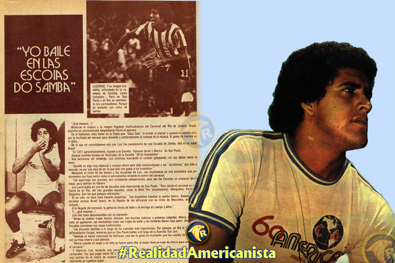 Luiz Alberto da Costa 'Luizinho', jugador del Club América de 1976-77 a 1978-79 Curitiba de Paraná de Brasil 02 luiz alberto da costa luizinho club america