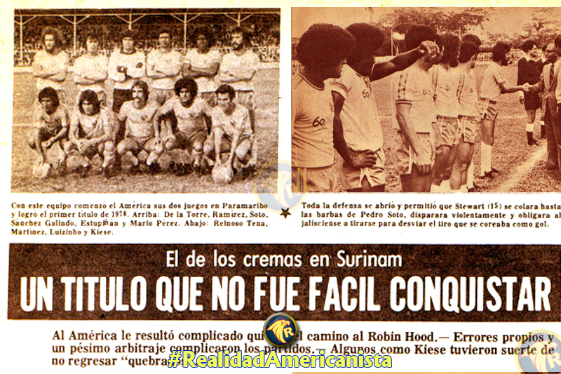 Luiz Alberto da Costa 'Luizinho', jugador del Club América de 1976-77 a 1978-79 jugando final de Copa de Campeones de la Concacaf contra Robinhood de Surinam 1978 03 luiz alberto da costa luizinho club america roobin hood concacaf