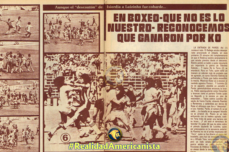 Luiz Alberto da Costa 'Luizinho', jugador del Club América de 1976-77 a 1978-79 bronca contra Atlético Español 1978 08 luiz alberto da costa luizinho club america bronca atletico espanol