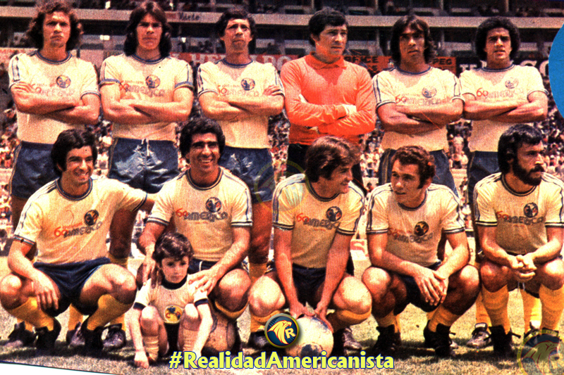Luiz Alberto da Costa 'Luizinho', jugador del Club América de 1976-77 a 1978-79. Atrás: De la Torre, Tena, Sánchez Galindo, Castrejón, Chocolate García, Luizinho. Adelante: Trujillo, Reinoso, Aceves, Kiese, Pichojos Pérez 13 luiz alberto da costa luizinho club america 76 77