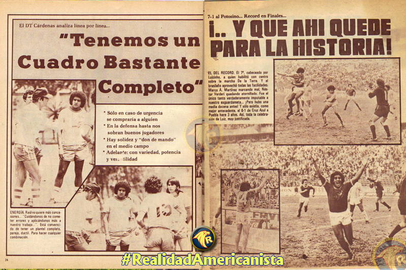 Luiz Alberto da Costa 'Luizinho', jugador del Club América de 1976-77 a 1978-79 con su entreandor Raúl Cárdenas 16 luiz alberto da costa luizinho club america raul cardenas