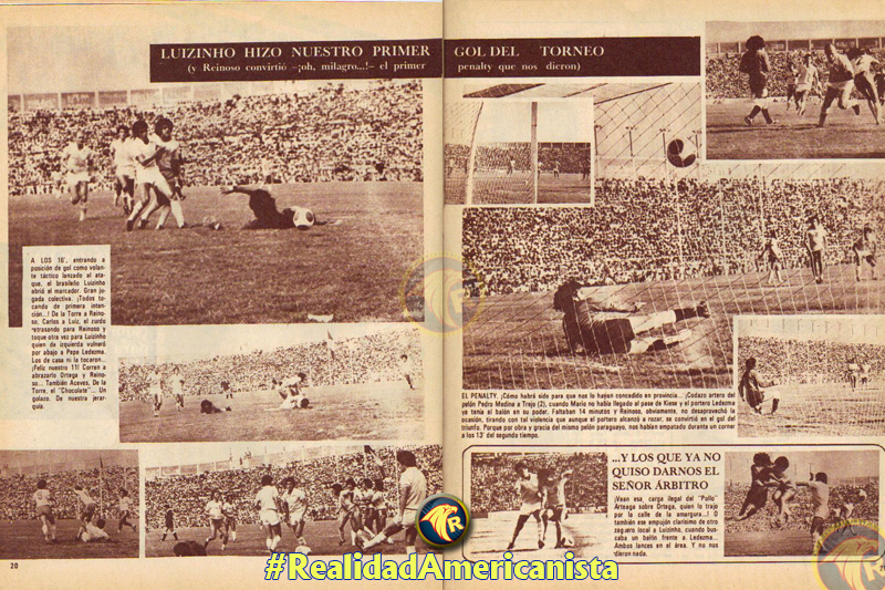 Luiz Alberto da Costa 'Luizinho', jugador del Club América de 1976-77 a 1978-79 gol al Tampico 1977 17 luiz alberto da costa luizinho club america companeros gol tampico