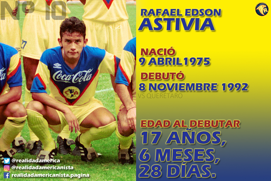 mas jovenes en debutar 10 EDSON ASTIVIA