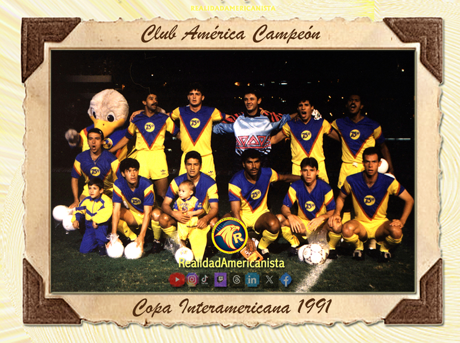 club america campeon copa interamericana 1991