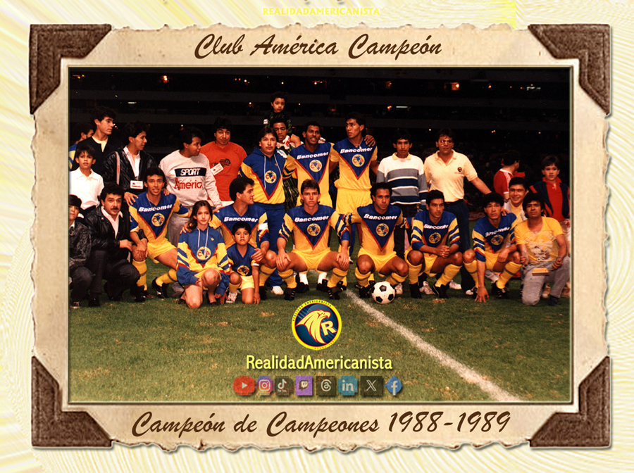 club america campeon de campeones 88 89
