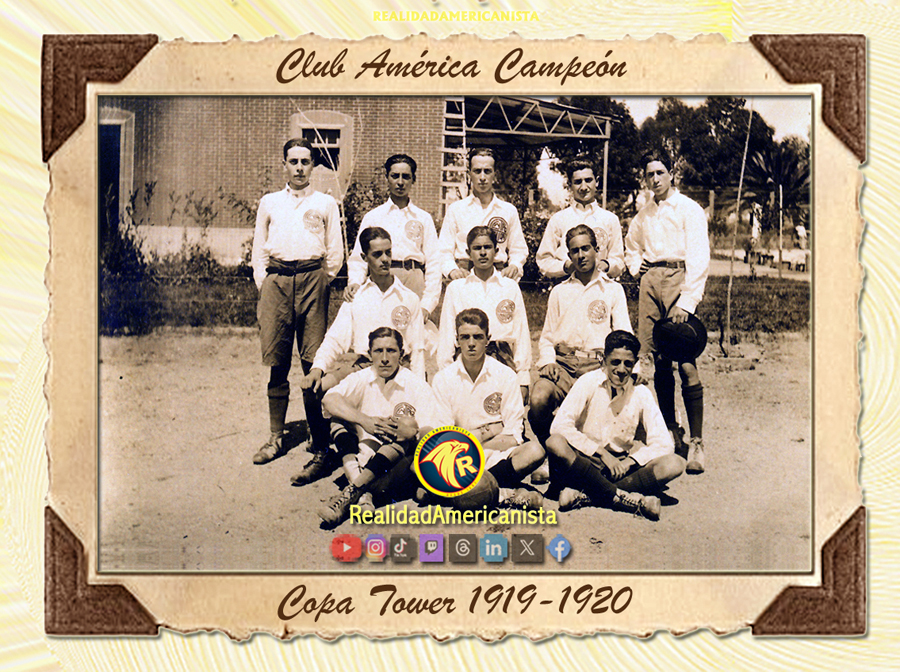 club america campeon copa tower 1919-1920
