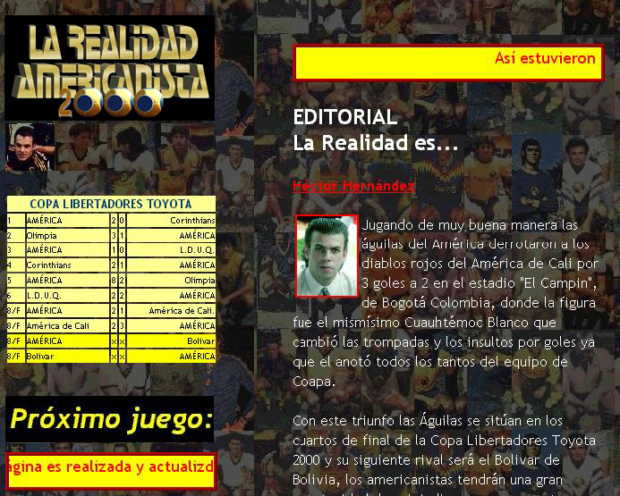 2000 portada realidada americanista