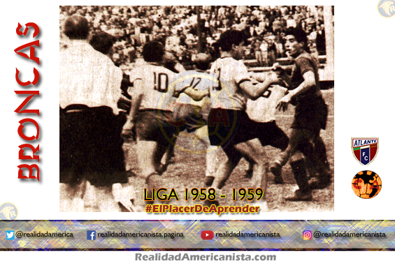 bronca club america atlante 1958 1959