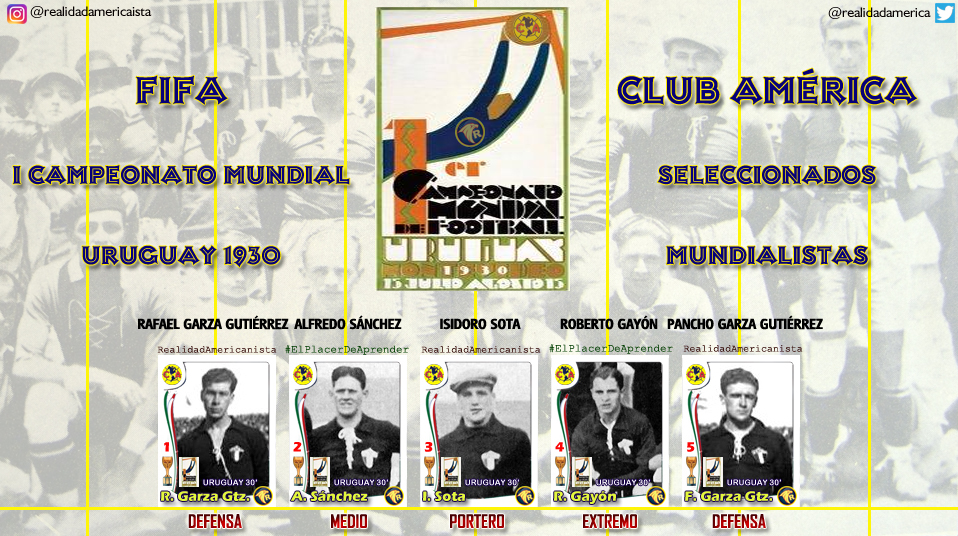 mundialistas club america 1930 uruguay