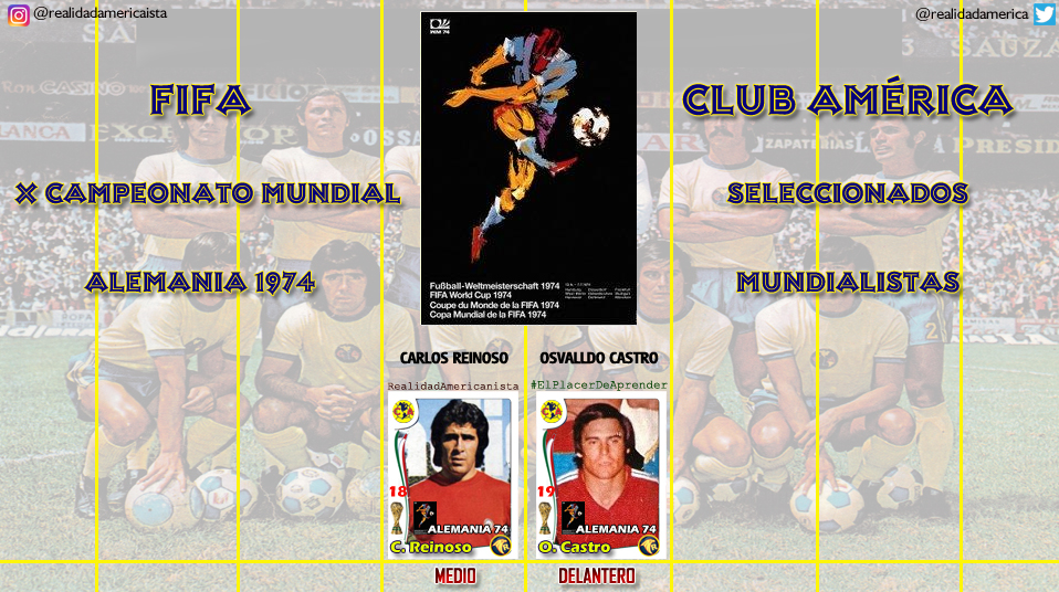mundialistas club america 1974 alemania
