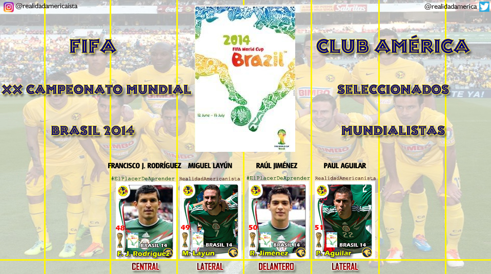 mundialistas club america 2014 brasil