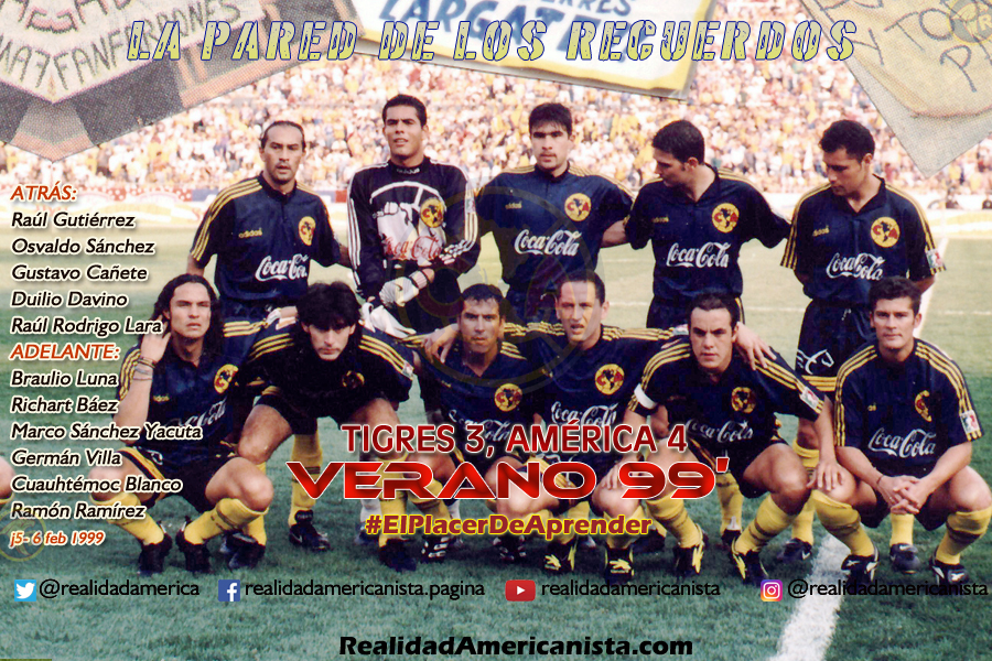 021 club america vs tigres verano 99
