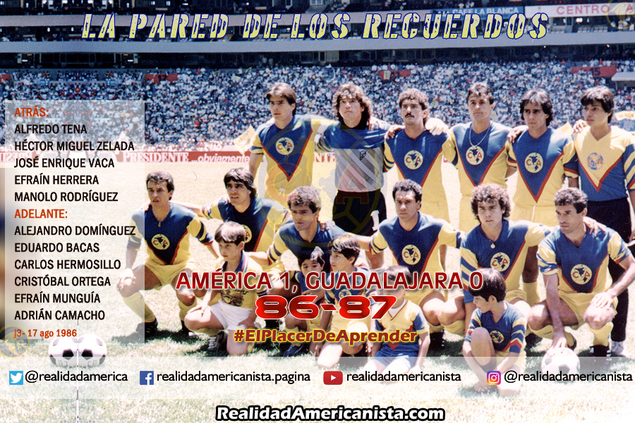 038 club america vs chivas guadalajara 86 87